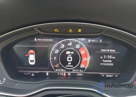 2018 Audi S5 3.0T Premium Plus z USA, uszkodzony, nr VIN WAUC4CF59JA040429